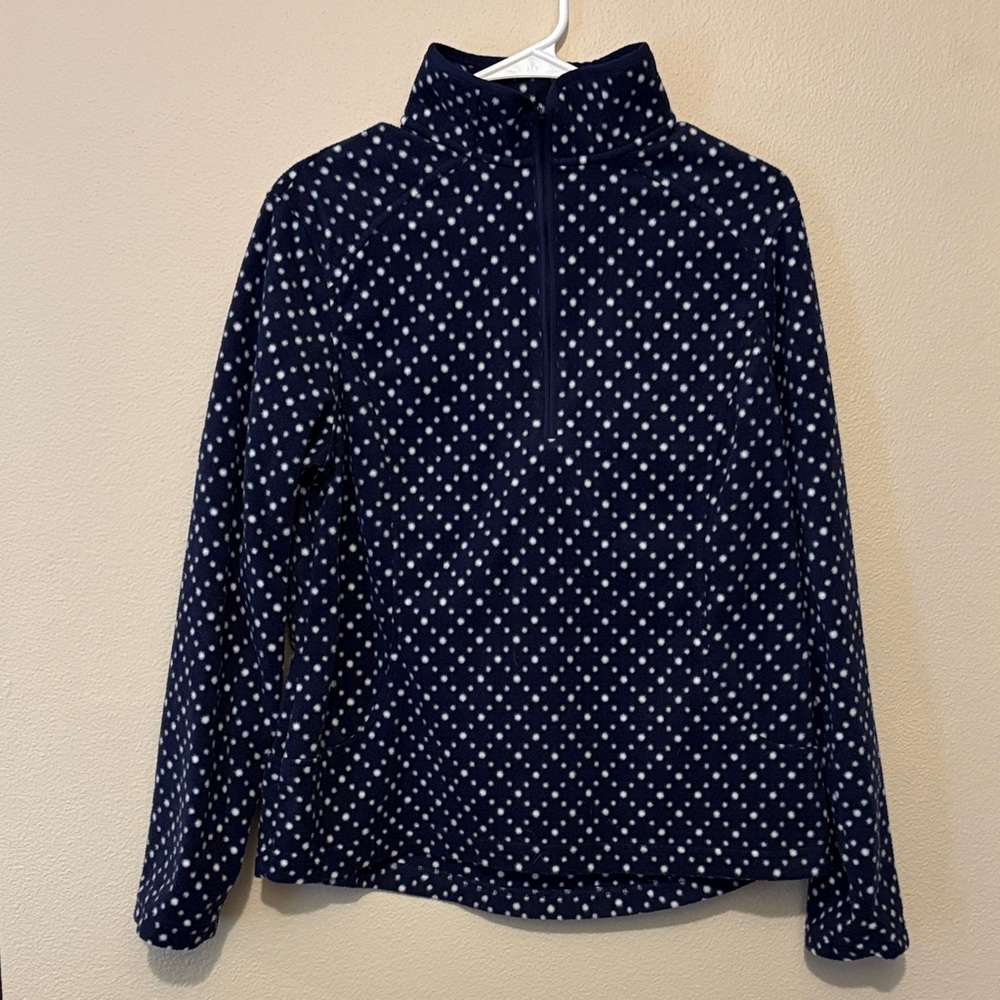 Women’s Land’s End quarter zip fleece size medium